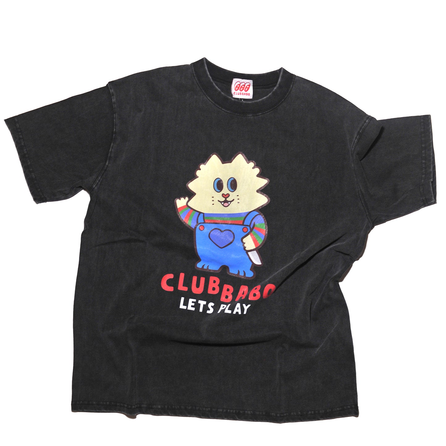 Lets Play Tee (Washed Black)