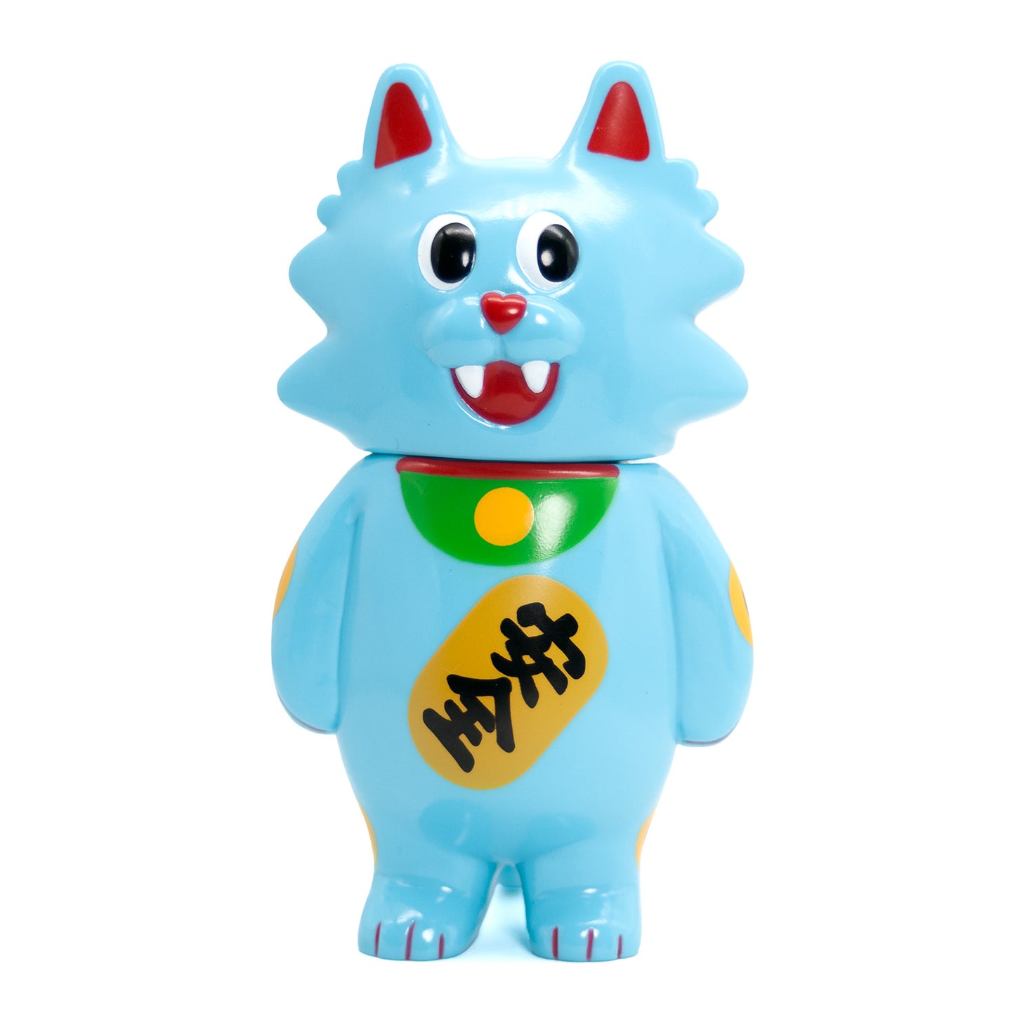 Flat Cat (Blue Maneki)